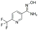 6-(TRIFLUOROMETHYL)PYRIDINE-3-AMIDOXIME 结构式