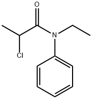 2-氯-N-乙基-N-苯基丙酰胺 结构式