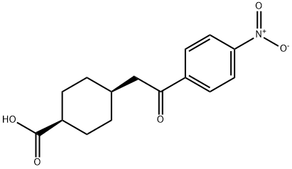 CIS-4-[2-OXO-2-(4-NITROPHENYL)ETHYL]CYCLOHEXANE-1-CARBOXYLIC ACID 结构式