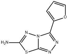 3-(呋喃-2-基)-[1,2,4]三唑并[3,4-B][1,3,4]噻二唑-6(5H)-亚胺 结构式