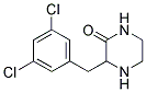 3-(3,5-DICHLORO-BENZYL)-PIPERAZIN-2-ONE 结构式