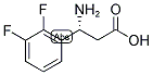 (R)-3-AMINO-3-(2,3-DIFLUORO-PHENYL)-PROPIONIC ACID 结构式