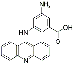 3-(ACRIDIN-9-YLAMINO)-5-AMINOBENZOIC ACID 结构式