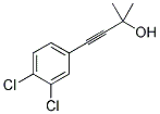 4-(3,4-DICHLOROPHENYL)-2-METHYL-3-BUTYN-2-OL 结构式