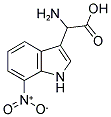 AMINO-(7-NITRO-1H-INDOLE-3-YL)-ACETIC ACID 结构式