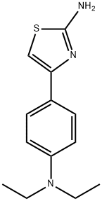 4-(4-DIETHYLAMINO-PHENYL)-THIAZOL-2-YLAMINE 结构式