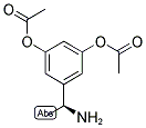 (S)-3-(1-Aminoethyl)-5-acetoxyphenyl acetate 结构式