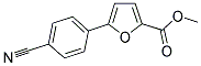 5-(4-CYANOPHENYL)FURAN-2-CARBOXYLIC ACID METHYL ESTER 结构式