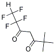 1,1,2,2-TETRAFLUORO-6,6-DIMETHYLHEPTANE-3,5-DIONE 结构式