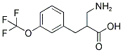 2-AMINOMETHYL-3-(3-TRIFLUOROMETHOXY-PHENYL)-PROPIONIC ACID 结构式