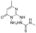 2-(1-AMINO-4-METHYL-6-OXO-1,6-DIHYDROPYRIMIDIN-2-YL)-N-METHYLHYDRAZINECARBOTHIOAMIDE 结构式