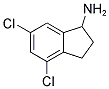 4,6-DICHLORO-INDAN-1-YLAMINE 结构式