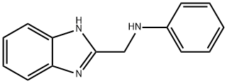 N-((1H-苯并[D]咪唑-2-基)甲基)苯胺 结构式