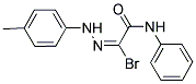 (1E)-2-Anilino-N-(4-methylphenyl)-2-oxoethanehydrazonoyl bromide 结构式