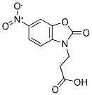 3-(6-NITRO-2-OXO-1,3-BENZOXAZOL-3(2H)-YL)PROPANOIC ACID 结构式