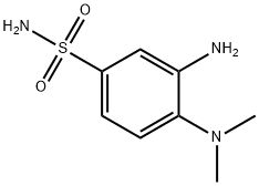 3-氨基-4-(二甲氨基)苯磺酰胺 结构式