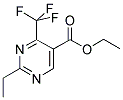 Ethyl-2-ethyl-4-trifluoromethyl-5-pyrimidine carboxylate 结构式