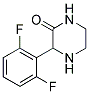 3-(2,6-DIFLUORO-PHENYL)-PIPERAZIN-2-ONE 结构式