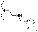 N,N-DIETHYL-N'-[(5-METHYLTHIEN-2-YL)METHYL]ETHANE-1,2-DIAMINE 结构式