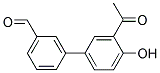 3'-Acetyl-4'-hydroxy[1,1'-biphenyl]-3-carbaldehyde 结构式