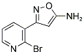 3-(2-Bromo-pyridin-3-yl)-isoxazol-5-ylamine 结构式