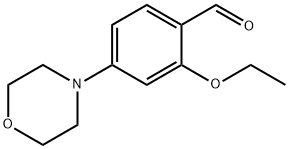 2-乙氧基-4-(4-吗啉基)苯甲醛 结构式