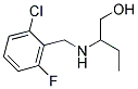 2-((2-CHLORO-6-FLUOROBENZYL)AMINO)BUTAN-1-OL 结构式