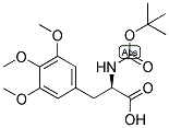 (R)-2-TERT-BUTOXYCARBONYLAMINO-3-(3,4,5-TRIMETHOXY-PHENYL)-PROPIONIC ACID 结构式