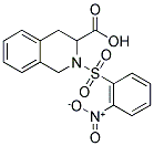 2-[(2-NITROPHENYL)SULFONYL]-1,2,3,4-TETRAHYDROISOQUINOLINE-3-CARBOXYLIC ACID 结构式