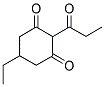 5-ETHYL-2-PROPIONYLCYCLOHEXANE-1,3-DIONE 结构式