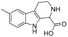 6-METHYL-2,3,4,9-TETRAHYDRO-1H-BETA-CARBOLINE-1-CARBOXYLIC ACID 结构式