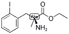 ALANINE, 3-(O-IODOPHENYL)-2-METHYL, ETHYL ESTER 结构式