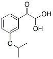 2-(3-异丙氧芬基)-2-氧代乙醛水合物 结构式