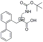 (R)-3-BIPHENYL-2-YL-2-(TERT-BUTOXYCARBONYLAMINO-METHYL)-PROPIONIC ACID 结构式