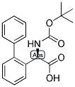 (R)-BIPHENYL-2-YL-TERT-BUTOXYCARBONYLAMINO-ACETIC ACID 结构式