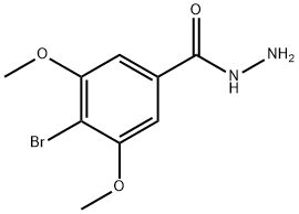 4-溴-3,5-二甲氧基苯甲酰肼 结构式