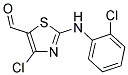 4-Chloro-2-[(2-chlorophenyl)amino]-1,3-thiazole-5-carbaldehyde 结构式