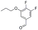 3,4-Difluoro-5-propoxybenzaldehyde 结构式
