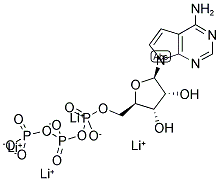 7-DEAZAADENOSINE-5'-TRIPHOSPHATE LITHIUM SALT 结构式