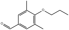 3,5-二甲基-4-丙氧基苯甲醛 结构式