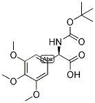 (R)-TERT-BUTOXYCARBONYLAMINO-(3,4,5-TRIMETHOXY-PHENYL)-ACETIC ACID 结构式