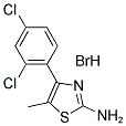 4-(2,4-DICHLOROPHENYL)-5-METHYL-1,3-THIAZOL-2-AMINE HYDROBROMIDE 结构式