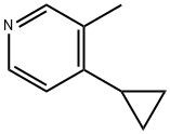 4-环丙基-3-甲基吡啶 结构式