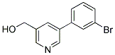 [5-(3-Bromophenyl)pyridin-3-yl]methanol 结构式