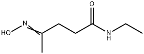 4-HYDROXYIMINO-PENTANOIC ACID ETHYLAMIDE 结构式