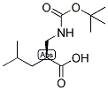 (S)-2-(TERT-BUTOXYCARBONYLAMINO-METHYL)-4-METHYL-PENTANOIC ACID 结构式