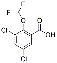 3,5-DICHLORO-2-(DIFLUOROMETHOXY)BENZOIC ACID 结构式