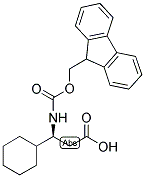 (S)-3-CYCLOHEXYL-3-(9H-FLUOREN-9-YLMETHOXYCARBONYLAMINO)-PROPIONIC ACID 结构式