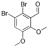 2,3-DIBROMO-5,6-DIMETHOXY-BENZALDEHYDE 结构式