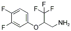 2-(3,4-DIFLUORO-PHENOXY)-3,3,3-TRIFLUORO-PROPYLAMINE 结构式